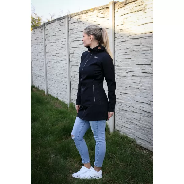  Softshell-Mantel für Damen ALTISPORT MAGGA LCTB220 SCHWARZ 