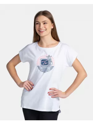 Damen-T-Shirt KILPI NELLIM-W TL0363KI WEIß