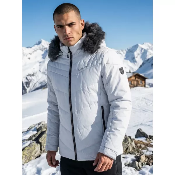  Herren-Winterjacke ALTISPORT BALDER HELLGRAU 