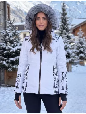 Winterjacke für Damen ALTISPORT BIANCA WEIß