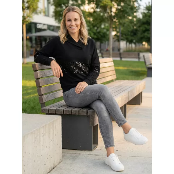  Damen-Sweatshirt KIXMI RANDY SCHWARZ 