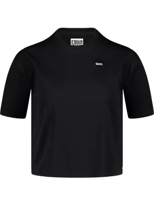 Crop-Top für Damen NORDBLANC CROPTOP NBSLT7819 SCHWARZ