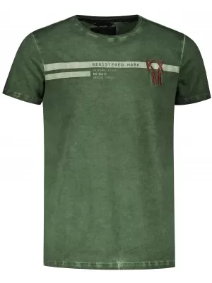 Herren-T-Shirt KIXMI RICKY MILITÄR