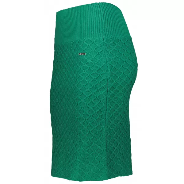  Strickrock für Damen KIXMI ROSA GRÜN 