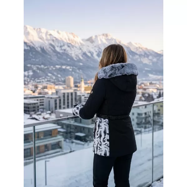  Winterjacke für Damen ALTISPORT BIANCA SCHWARZ 