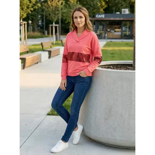  Damen-Sweatshirt KIXMI RANDY ROSA 