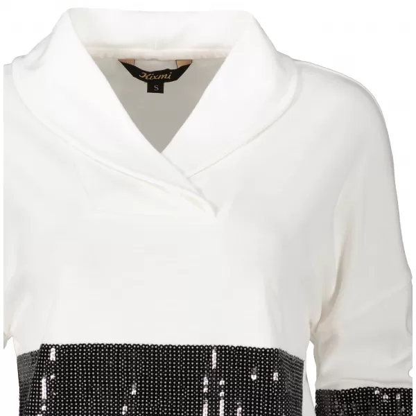  Damen-Sweatshirt KIXMI RANDY WEIß 