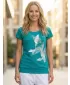 Damen-T-Shirt ALTISPORT ALW178120 DUNKLES TÜRKIS