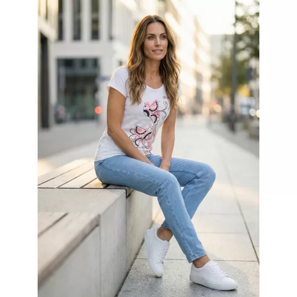  Damen-T-Shirt ALTISPORT ALW179122 WEIß 