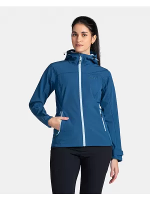 Softshelljacke für Damen KILPI RAVIA-W TL0109KI DUNKELBLAU