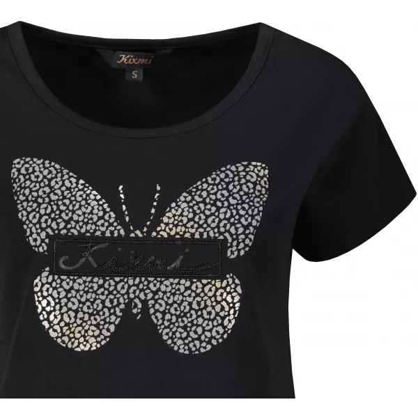  Damen-T-Shirt KIXMI ROSIE SCHWARZ 