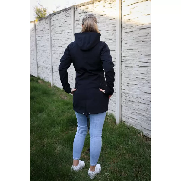  Softshell-Mantel für Damen ALTISPORT MAGGA LCTB220 SCHWARZ 