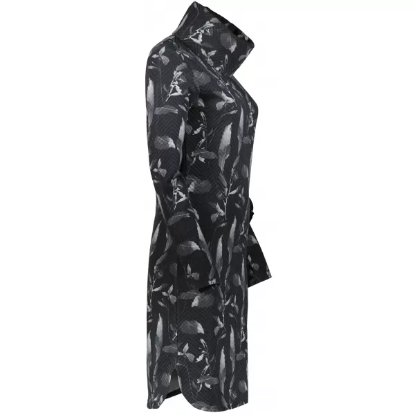  Sweatshirt-Kleid für Damen ALTISPORT BESSIE SCHWARZ 