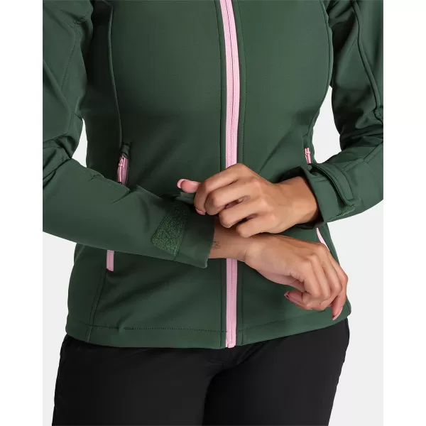  Softshelljacke für Damen KILPI RAVIA-W TL0109KI DUNKELGRÜN 