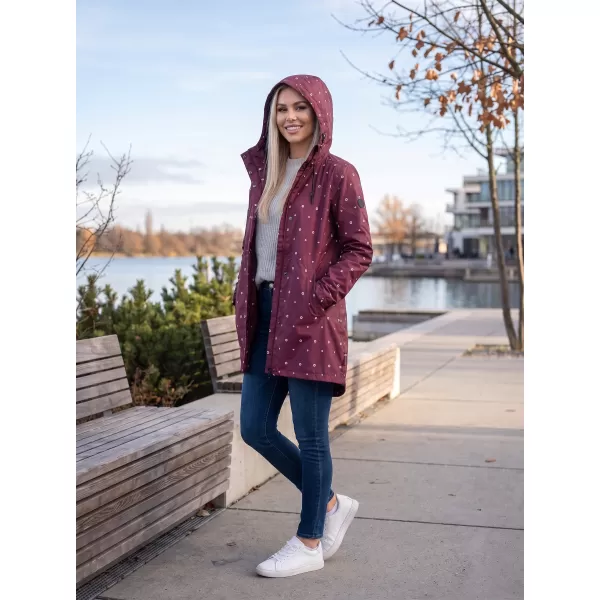  Herbstjacke für Damen ALTISPORT OWEDA LJCB628 BURGUND 