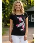 Damen-T-Shirt ALTISPORT ALW178122 SCHWARZ ROSA