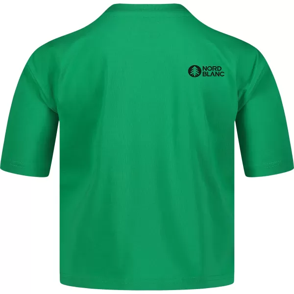  Crop-Top für Damen NORDBLANC CROPTOP NBSLT7819 GRÜN 