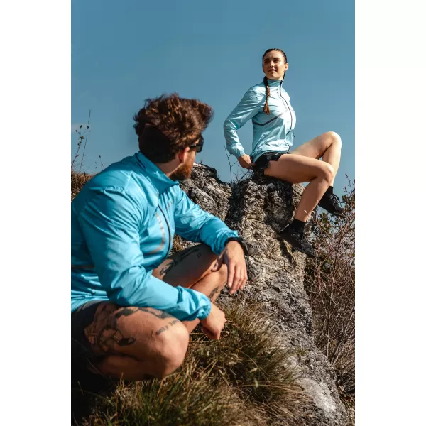  Sportjacke für Damen NORDBLANC REFLEXION NBSJL7902 HELLBLAU 