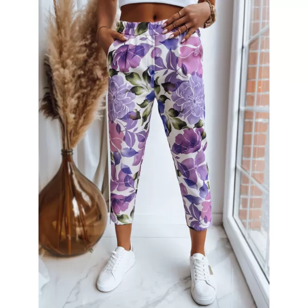  Damenhosen DSTREET FLOWER UY1470 LILA 