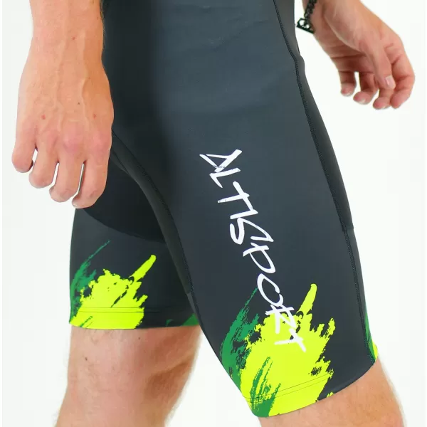  Premium-Radhose für Herren ALTISPORT SWE/ALM01S13 GRÜN 