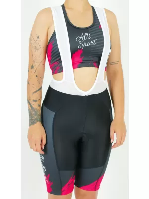 Premium-Radshorts für Damen ALTISPORT SWE/ALW01S14 ROT