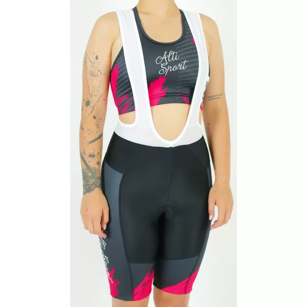 Premium-Radshorts für Damen ALTISPORT SWE/ALW01S14 ROT 