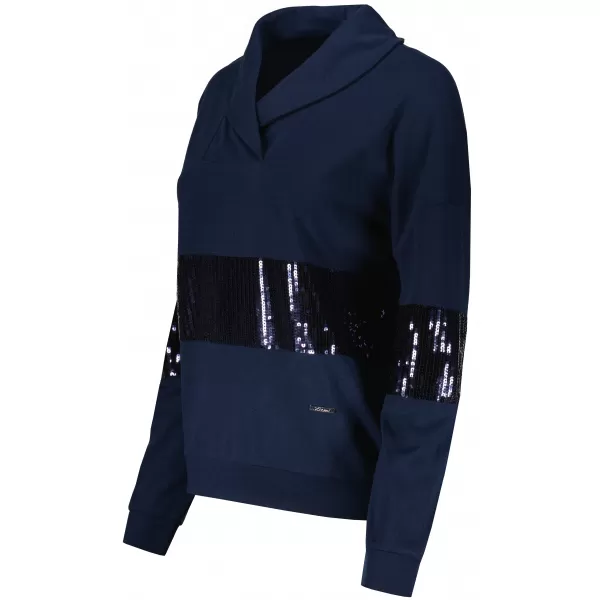  Damen-Sweatshirt KIXMI RANDY DUNKELBLAU 