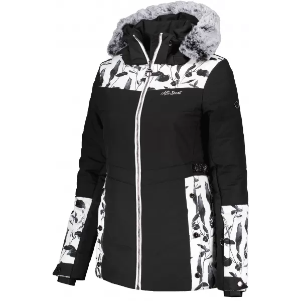  Winterjacke für Damen ALTISPORT BIANCA SCHWARZ 