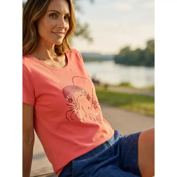  Damen-T-Shirt KIXMI ROCCA KORALLE 