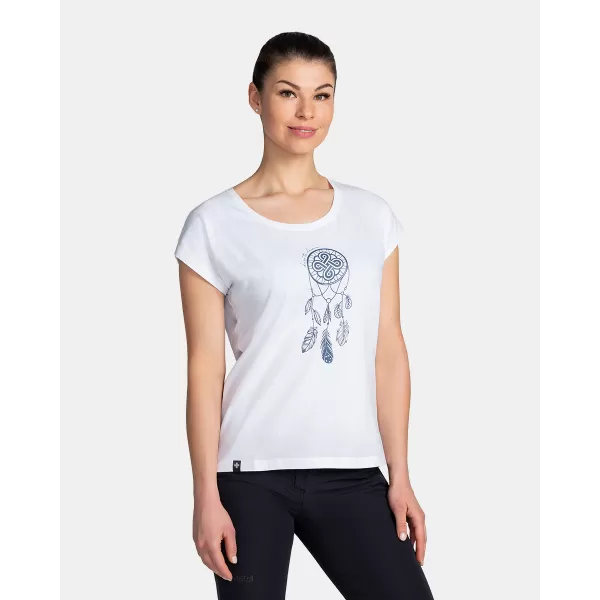  Damen-T-Shirt KILPI ROANE-W TL0370KI WEIß 