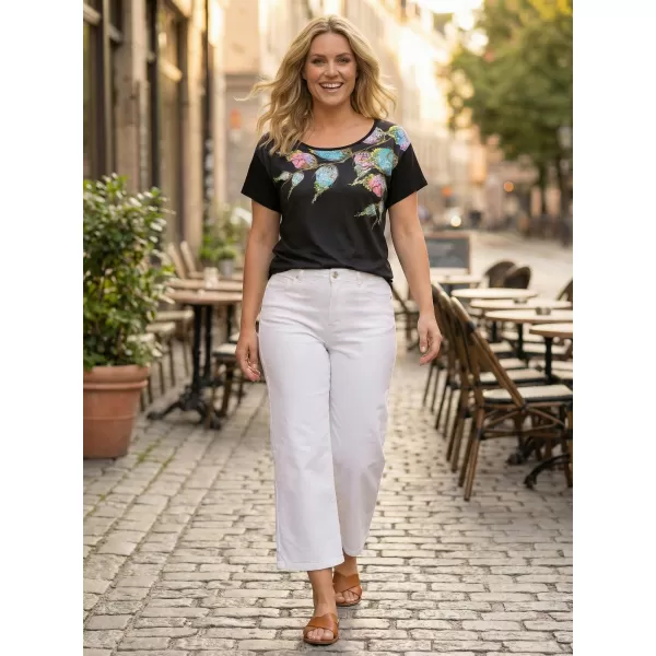  Damen-T-Shirt ALTISPORT BAILA SCHWARZ 