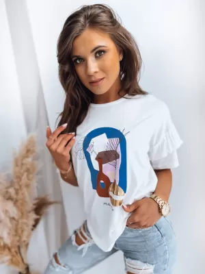 T -Shirt DSTREET MODERM MEGE RY2187 WEIß