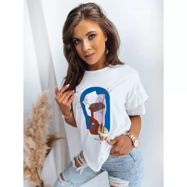 T -Shirt DSTREET MODERM MEGE RY2187 WEIß 
