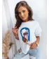 T -Shirt DSTREET MODERM MEGE RY2187 WEIß