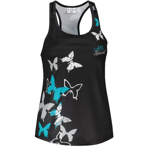  Premium-Tanktop für Damen ALTISPORT SWE/ALW05S15 SCHWARZ UND BLAU 