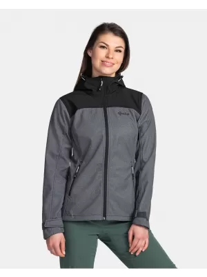 Softshelljacke für Damen KILPI RAVIA-W TL0109KI DUNKELGRAU