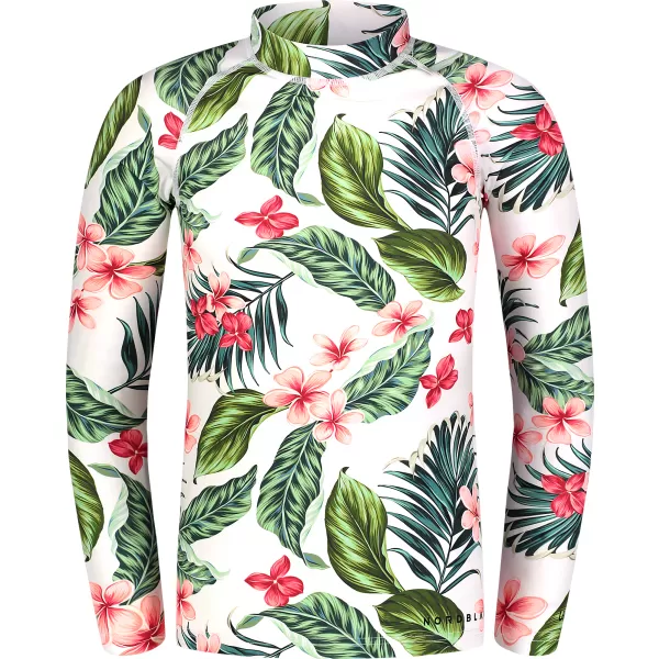  Kinder-T-Shirt mit UV-Schutz NORDBLANC MERMAID NBSKF7869 GRÜNES MUSTER 