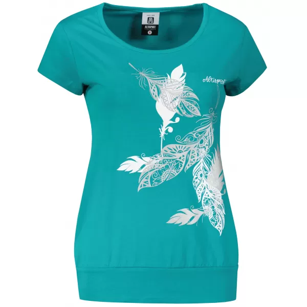  Damen-T-Shirt ALTISPORT ALW178120 DUNKLES TÜRKIS 