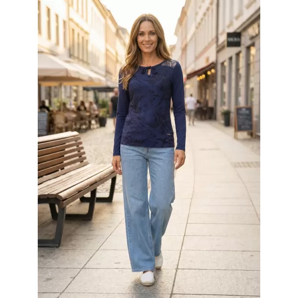  Damen-T-Shirt ALTISPORT BELINDA DUNKELBLAU 