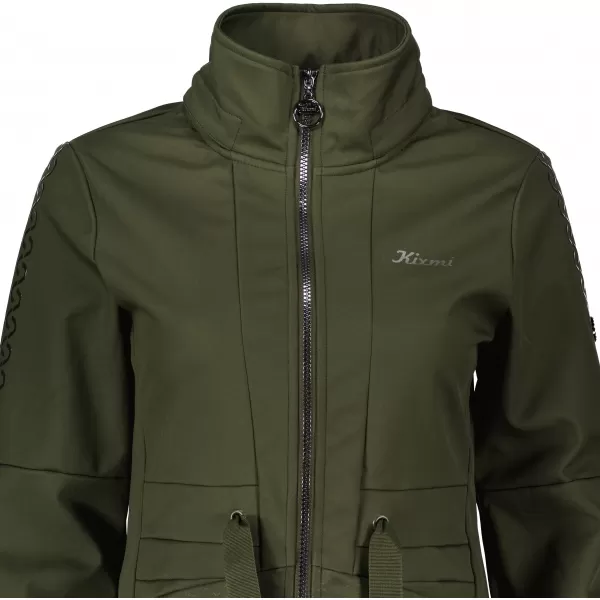  Softshell-Mantel für Damen KIXMI RHODIE MILITÄR 