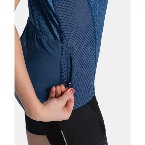  Damen-Radtrikot KILPI MOATE-W TL0354KI DUNKELBLAU 