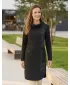 Sweatshirt-Kleid für Damen KIXMI RENIE SCHWARZ