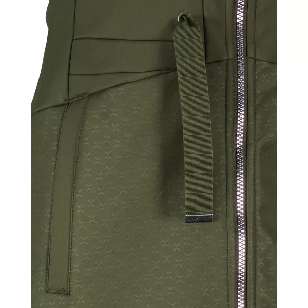  Softshell-Mantel für Damen KIXMI RHODIE MILITÄR 