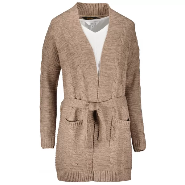  Damenpullover KIXMI RENATA BEIGE-MELANGE 