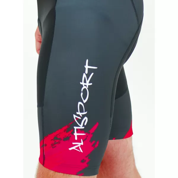  Premium-Radhose für Herren ALTISPORT SWE/ALM01S13 ROT 