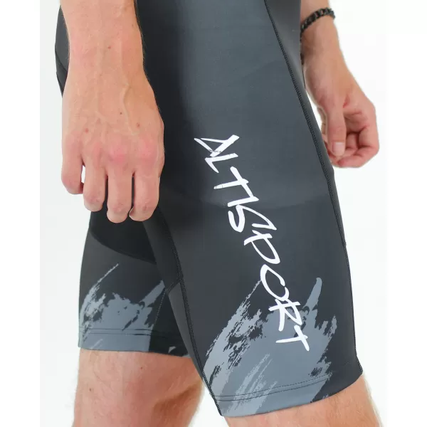  Premium-Radhose für Herren ALTISPORT SWE/ALM01S13 DUNKELGRAU 