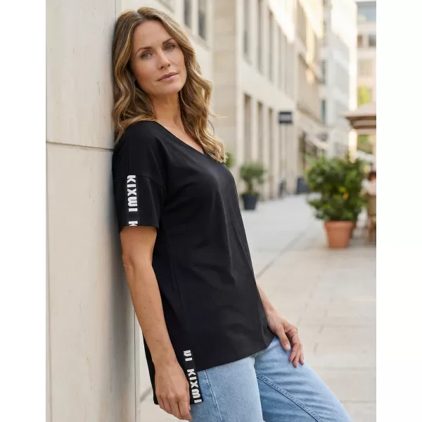  Damen-T-Shirt KIXMI RANYA SCHWARZ 