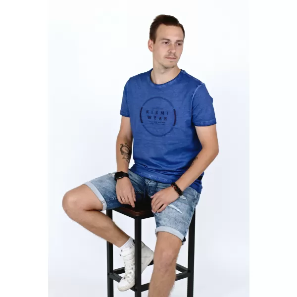  Herren-T-Shirt KIXMI RAY BLAU 