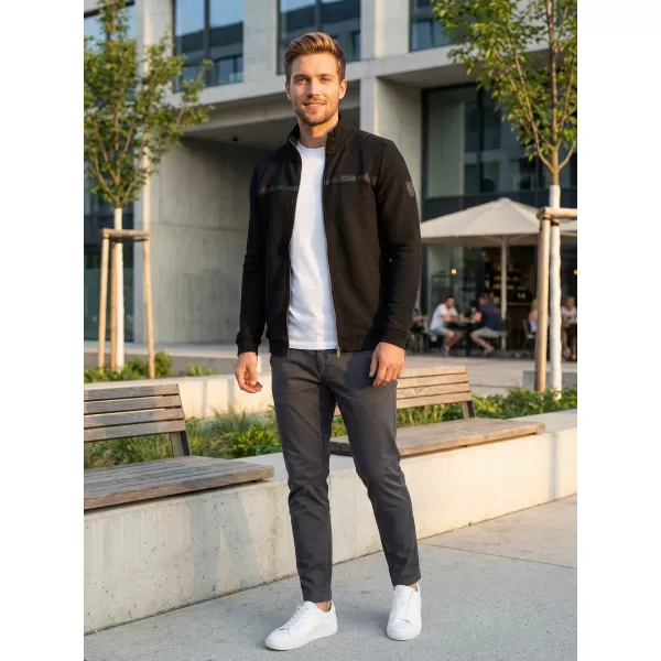  Herren-Sweatshirt KIXMI REUBEN SCHWARZ 