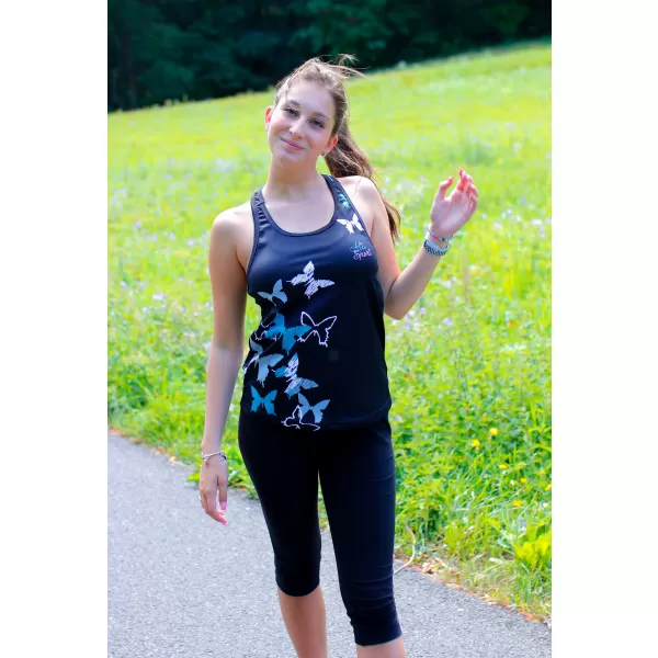  Premium-Tanktop für Damen ALTISPORT SWE/ALW05S15 SCHWARZ UND BLAU 